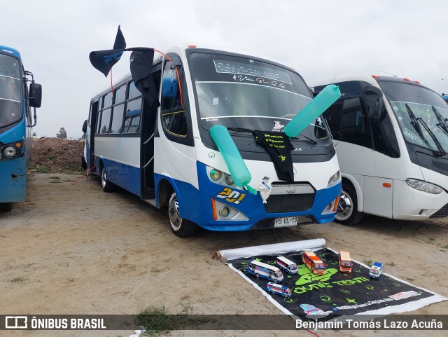 Viña Bus 201 na cidade de Lampa, Chacabuco, Metropolitana de Santiago, Chile, por Benjamín Tomás Lazo Acuña. ID da foto: 11619908.