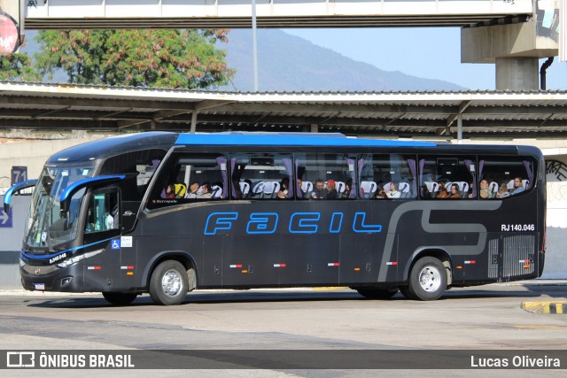 Fácil Transportes e Turismo RJ 140.046 na cidade de Rio de Janeiro, Rio de Janeiro, Brasil, por Lucas Oliveira. Número da foto: #11619116.