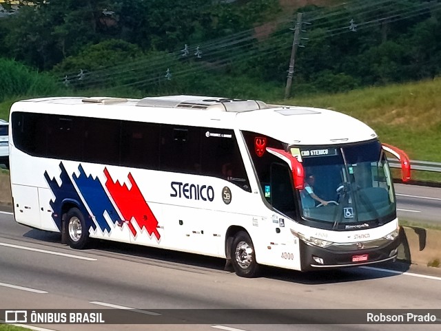 Viação Stenico 4800 na cidade de São José dos Campos, São Paulo, Brasil, por Robson Prado. ID da foto: 11618568.