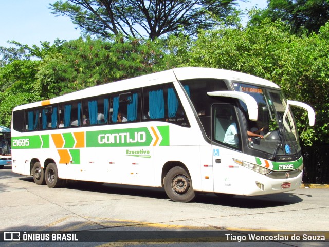 Empresa Gontijo de Transportes 21695 na cidade de São Paulo, São Paulo, Brasil, por Tiago Wenceslau de Souza. ID da foto: 11619445.