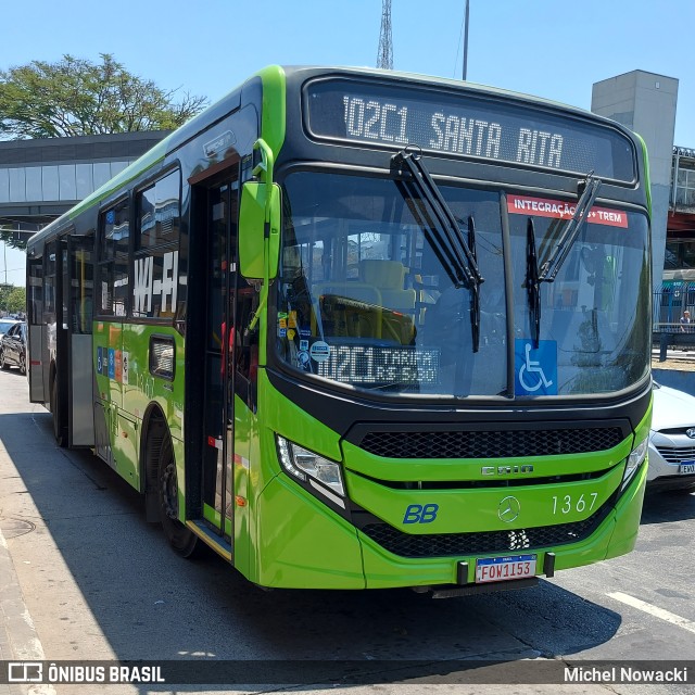 BB Transportes e Turismo 1367 na cidade de Itapevi, São Paulo, Brasil, por Michel Nowacki. Número da foto: #11619546.
