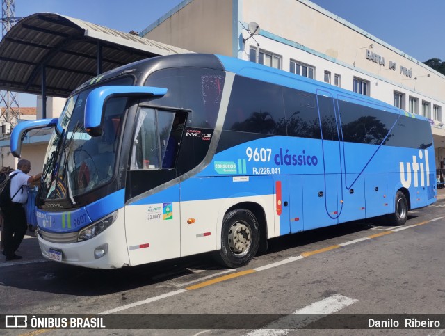 UTIL - União Transporte Interestadual de Luxo 9607 na cidade de Barra do Piraí, Rio de Janeiro, Brasil, por Danilo  Ribeiro. ID da foto: 11620530.