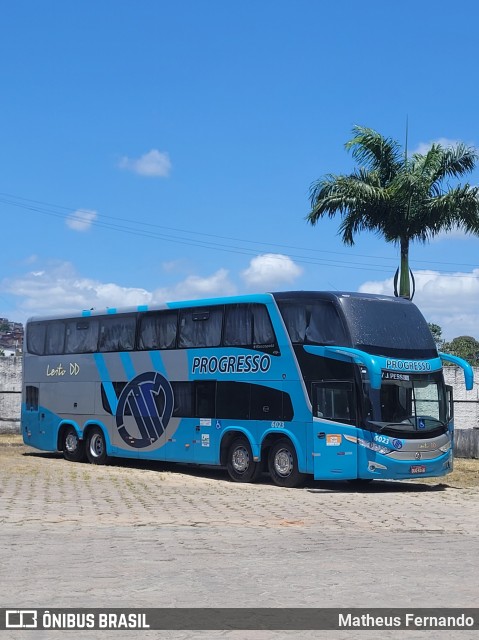 Auto Viação Progresso 6023 na cidade de Jaboatão dos Guararapes, Pernambuco, Brasil, por Matheus Fernando. ID da foto: 11620884.