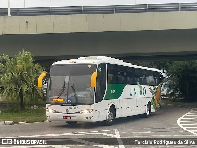 Empresa União de Transportes 4167 na cidade de Florianópolis, Santa Catarina, Brasil, por Tarcisio Rodrigues da Silva. ID da foto: 11621889.