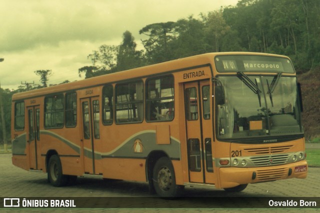 Transportes Coletivos Nossa Senhora da Piedade 201 na cidade de União da Vitória, Paraná, Brasil, por Osvaldo Born. ID da foto: 11621369.