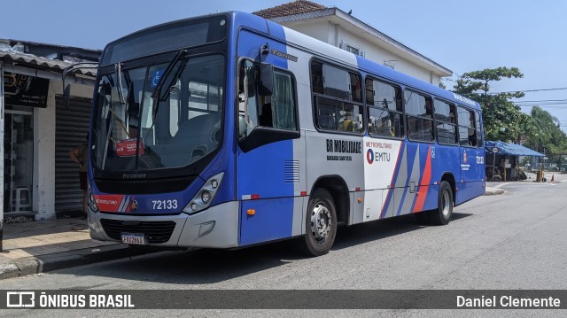 BR Mobilidade Baixada Santista 72133 na cidade de Santos, São Paulo, Brasil, por Daniel Clemente. ID da foto: 11622092.