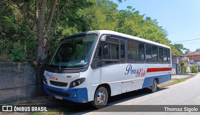 Pérola do Vale Transporte e Turismo 4A60 na cidade de Engenheiro Paulo de Frontin, Rio de Janeiro, Brasil, por Thomaz Sigolo. ID da foto: 11620862.