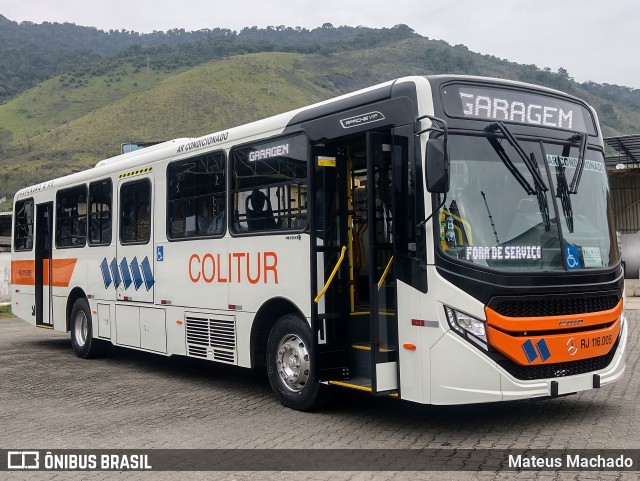 Colitur Transportes Rodoviários RJ 116.005 na cidade de Angra dos Reis, Rio de Janeiro, Brasil, por Mateus Machado. ID da foto: 11620108.