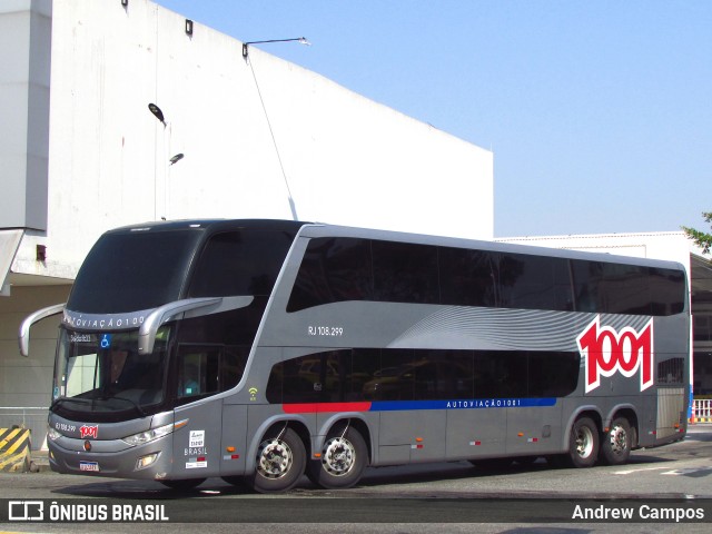 Auto Viação 1001 RJ 108.299 na cidade de Rio de Janeiro, Rio de Janeiro, Brasil, por Andrew Campos. Número da foto: #11620125.