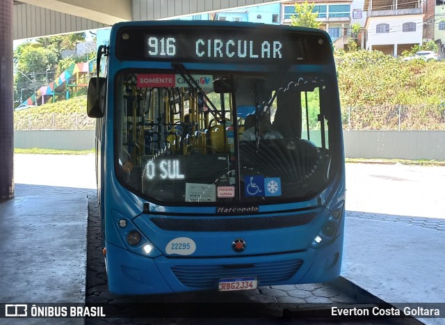 Nova Transporte 22295 na cidade de Cariacica, Espírito Santo, Brasil, por Everton Costa Goltara. ID da foto: 11621727.