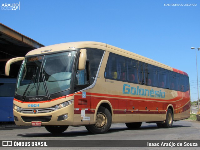 Auto Viação Goianésia 175003-4 na cidade de Taguatinga, Distrito Federal, Brasil, por Isaac Araújo de Souza. Número da foto: #11620664.