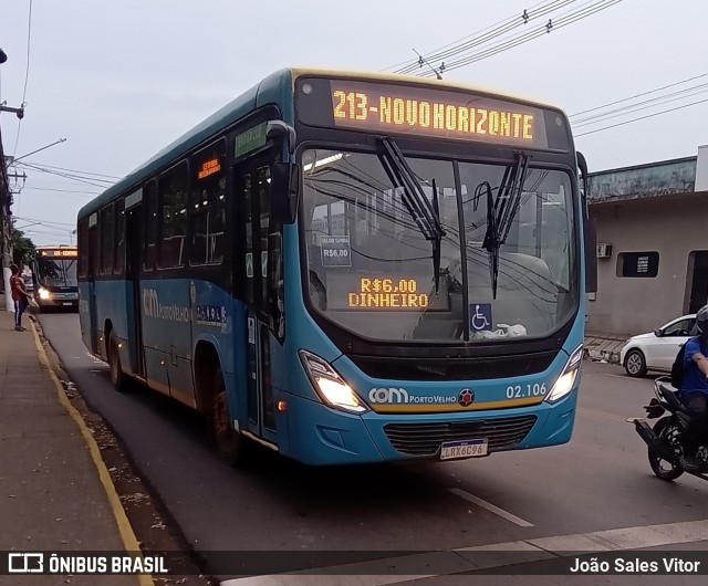 JTP Transportes - COM Porto Velho 02.106 na cidade de Porto Velho, Rondônia, Brasil, por João Sales Vitor. Número da foto: #11621184.