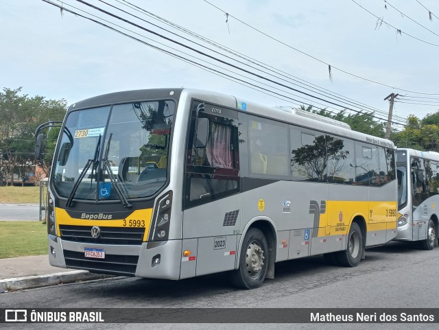 Upbus Qualidade em Transportes 3 5993 na cidade de São Paulo, São Paulo, Brasil, por Matheus Neri dos Santos. Número da foto: #11620605.