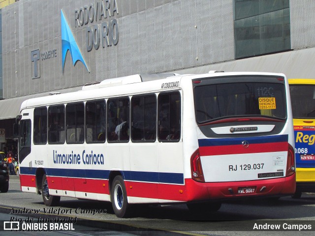 Empresa de Transportes Limousine Carioca RJ 129.037 na cidade de Rio de Janeiro, Rio de Janeiro, Brasil, por Andrew Campos. Número da foto: #11620091.