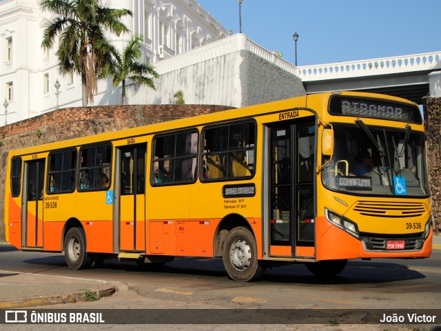 TCM - Transportes Coletivos Maranhense 39-536 na cidade de São Luís, Maranhão, Brasil, por João Victor. ID da foto: 11622514.