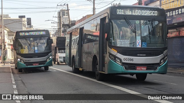 Auto Viação Urubupungá 00396 na cidade de Osasco, São Paulo, Brasil, por Daniel Clemente. Número da foto: #11622083.