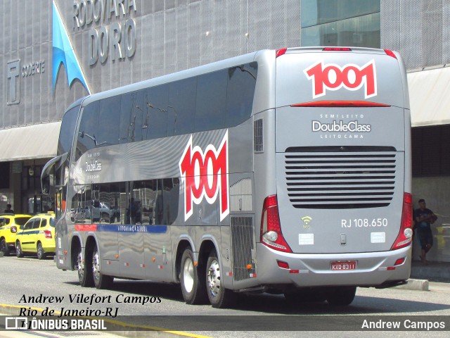 Auto Viação 1001 108.650 na cidade de Rio de Janeiro, Rio de Janeiro, Brasil, por Andrew Campos. ID da foto: 11623989.