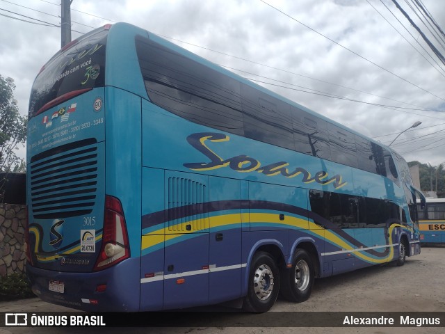 Soares Turismo e Fretamento 3015 na cidade de Gravatá, Pernambuco, Brasil, por Alexandre  Magnus. ID da foto: 11624562.