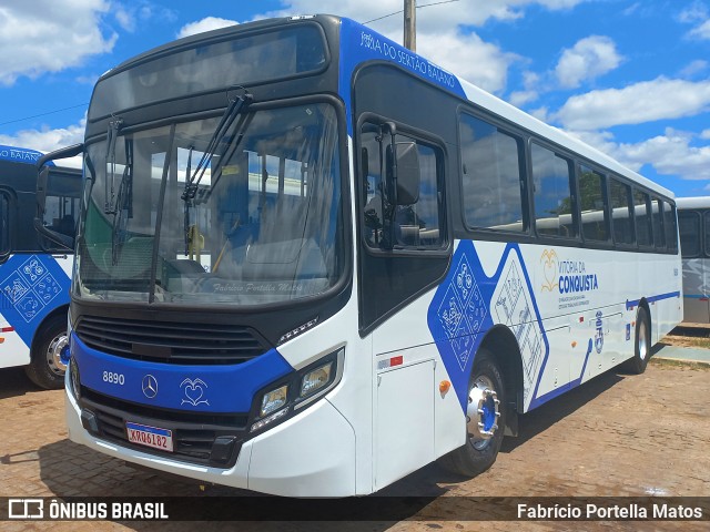 ATT - Atlântico Transportes e Turismo - Vitória da Conquista 8890 na cidade de Vitória da Conquista, Bahia, Brasil, por Fabrício Portella Matos. Número da foto: #11623200.