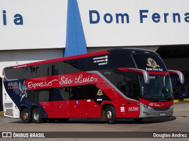 Expresso São Luiz 10200 na cidade de Goiânia, Goiás, Brasil, por Douglas Andrez. Número da foto: #11625634.