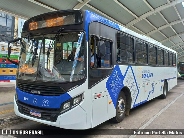ATT - Atlântico Transportes e Turismo - Vitória da Conquista 8891 na cidade de Vitória da Conquista, Bahia, Brasil, por Fabrício Portella Matos. Número da foto: #11623231.