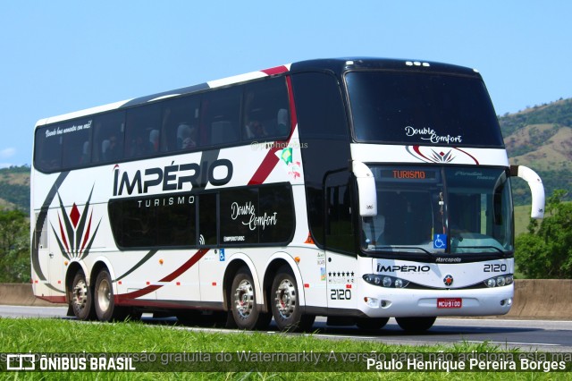 Império Turismo 2120 na cidade de Roseira, São Paulo, Brasil, por Paulo Henrique Pereira Borges. ID da foto: 11625768.