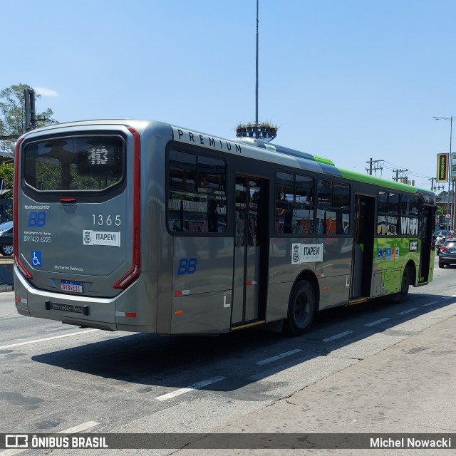 BB Transportes e Turismo 1365 na cidade de Itapevi, São Paulo, Brasil, por Michel Nowacki. Número da foto: #11626097.