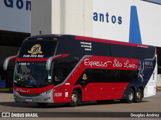 Expresso São Luiz 10200 na cidade de Goiânia, Goiás, Brasil, por Douglas Andrez. Número da foto: #11625630.