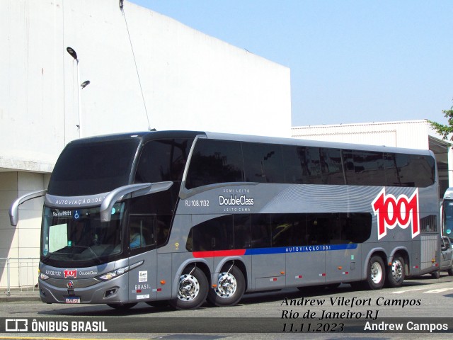 Auto Viação 1001 RJ 108.1132 na cidade de Rio de Janeiro, Rio de Janeiro, Brasil, por Andrew Campos. Número da foto: #11623891.