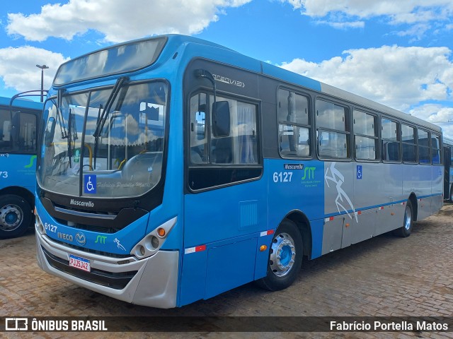 ATT - Atlântico Transportes e Turismo 6127 na cidade de Vitória da Conquista, Bahia, Brasil, por Fabrício Portella Matos. ID da foto: 11623328.