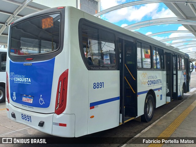 ATT - Atlântico Transportes e Turismo - Vitória da Conquista 8891 na cidade de Vitória da Conquista, Bahia, Brasil, por Fabrício Portella Matos. Número da foto: #11623240.