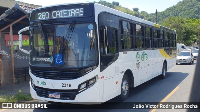 Viação Elite 2316 na cidade de Volta Redonda, Rio de Janeiro, Brasil, por João Victor Rodrigues Rocha. Número da foto: #11623959.