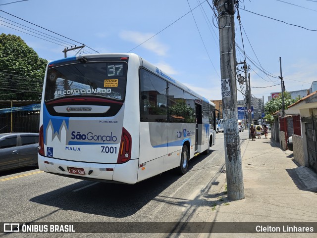 Viação Mauá 7.001 na cidade de São Gonçalo, Rio de Janeiro, Brasil, por Cleiton Linhares. Número da foto: #11623308.