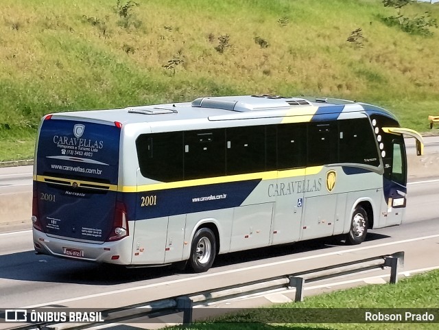 Caravellas Transportes e Turismo 2001 na cidade de São José dos Campos, São Paulo, Brasil, por Robson Prado. ID da foto: 11627554.