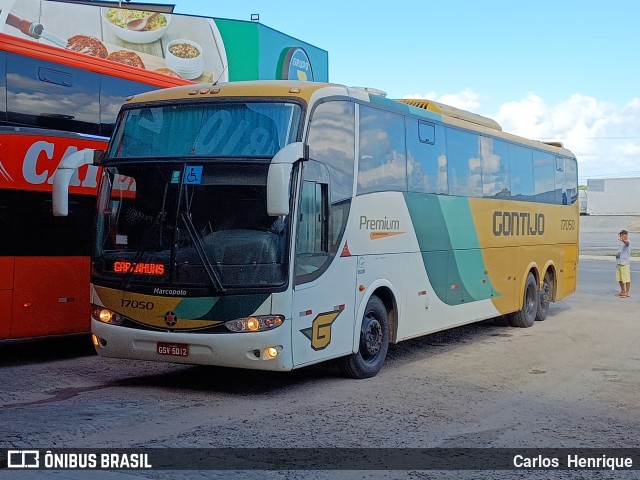 Empresa Gontijo de Transportes 17050 na cidade de Propriá, Sergipe, Brasil, por Carlos  Henrique. ID da foto: 11627717.