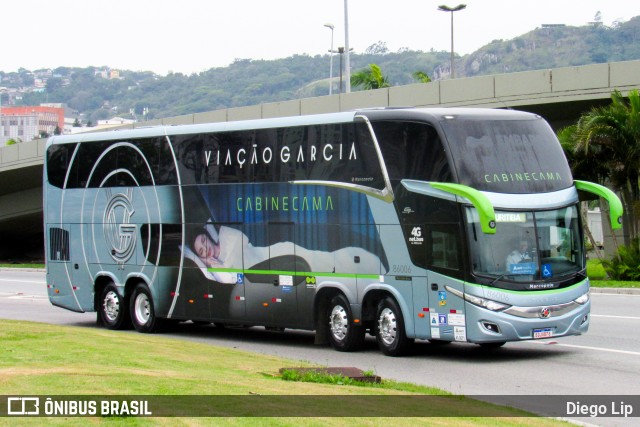 Viação Garcia 86006 na cidade de Florianópolis, Santa Catarina, Brasil, por Diego Lip. Número da foto: #11627861.