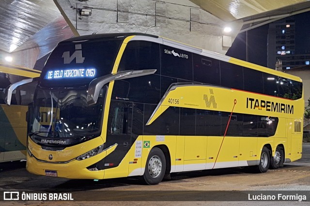 Viação Nova Itapemirim 40156 na cidade de Belo Horizonte, Minas Gerais, Brasil, por Luciano Formiga. Número da foto: #11627870.