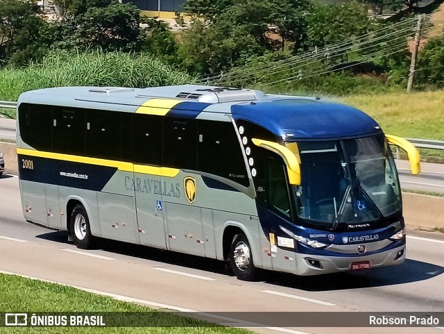 Caravellas Transportes e Turismo 2001 na cidade de São José dos Campos, São Paulo, Brasil, por Robson Prado. ID da foto: 11627551.