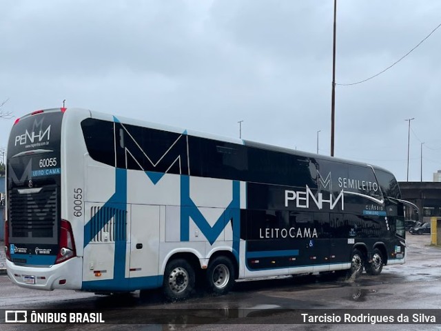 Empresa de Ônibus Nossa Senhora da Penha 60055 na cidade de Porto Alegre, Rio Grande do Sul, Brasil, por Tarcisio Rodrigues da Silva. ID da foto: 11627608.