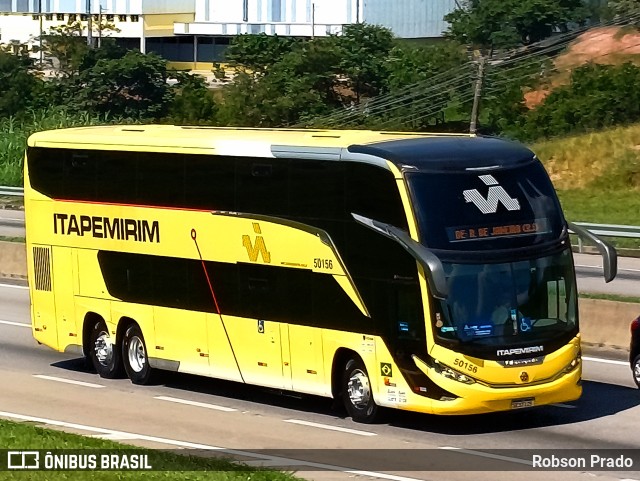 Viação Nova Itapemirim 50156 na cidade de São José dos Campos, São Paulo, Brasil, por Robson Prado. Número da foto: #11627834.