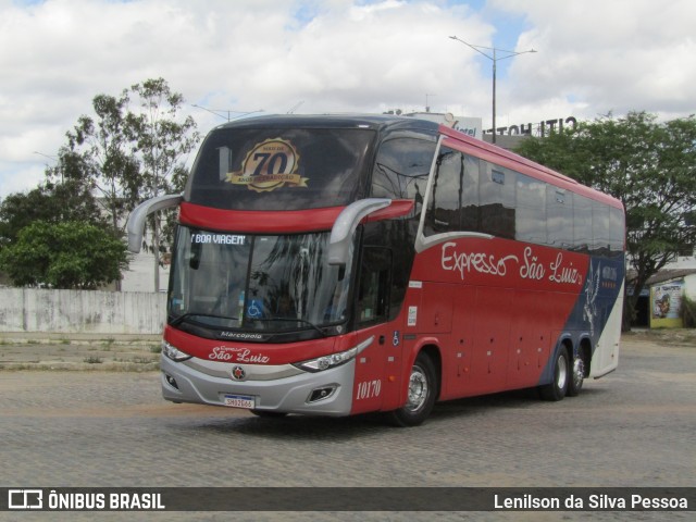 Expresso São Luiz 10170 na cidade de Caruaru, Pernambuco, Brasil, por Lenilson da Silva Pessoa. Número da foto: #11628040.