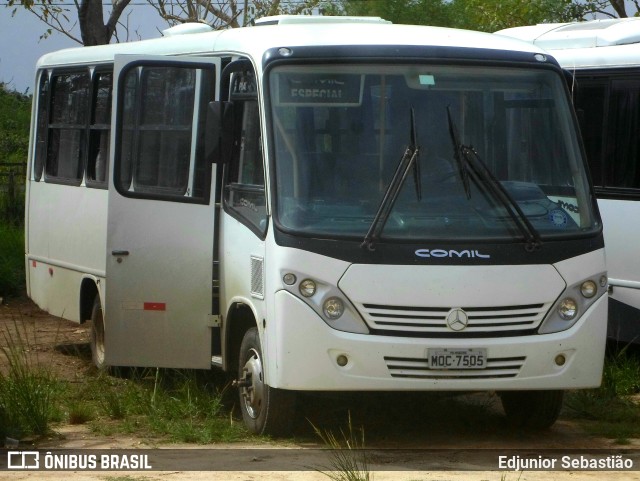 Ônibus Particulares 7505 na cidade de Paudalho, Pernambuco, Brasil, por Edjunior Sebastião. ID da foto: 11628456.