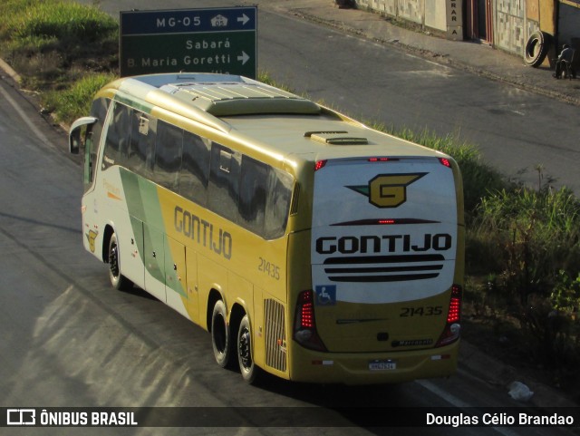 Empresa Gontijo de Transportes 21435 na cidade de Belo Horizonte, Minas Gerais, Brasil, por Douglas Célio Brandao. ID da foto: 11627403.