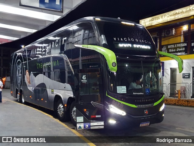 Viação Garcia 86108 na cidade de Aparecida, São Paulo, Brasil, por Rodrigo Barraza. Número da foto: #11627087.