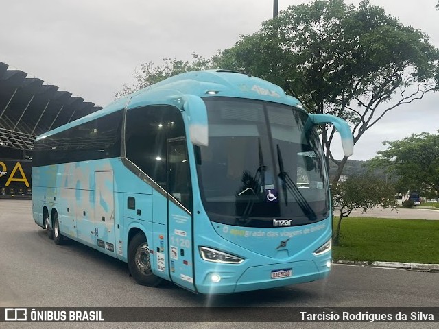 4bus - Cooperativa de Transporte Rodoviário de Passageiros Serviços e Tecnologia - Buscoop 1120 na cidade de Florianópolis, Santa Catarina, Brasil, por Tarcisio Rodrigues da Silva. ID da foto: 11627591.