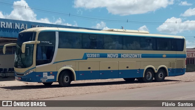 Viação Novo Horizonte 1035611 na cidade de Barra da Estiva, Bahia, Brasil, por Flávio  Santos. ID da foto: 11627746.