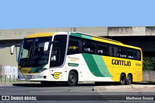 Empresa Gontijo de Transportes 15080 na cidade de Belo Horizonte, Minas Gerais, Brasil, por Matheus Souza. Número da foto: #11630646.