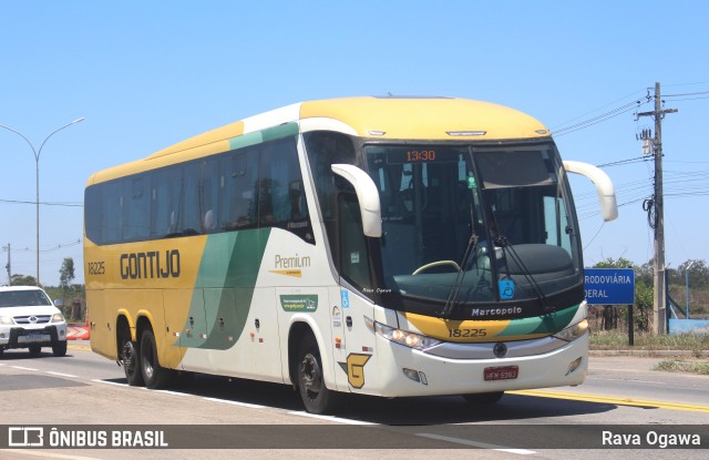 Empresa Gontijo de Transportes 18225 na cidade de Vitória da Conquista, Bahia, Brasil, por Rava Ogawa. ID da foto: 11629567.