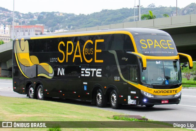 Expresso Nordeste 5510 na cidade de Florianópolis, Santa Catarina, Brasil, por Diego Lip. Número da foto: #11629423.