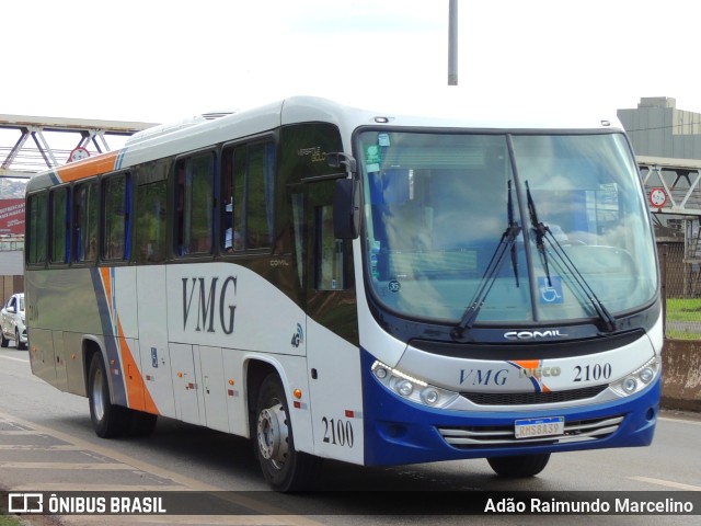 VMG - Viação Minas Gerais 2100 na cidade de Belo Horizonte, Minas Gerais, Brasil, por Adão Raimundo Marcelino. ID da foto: 11630784.